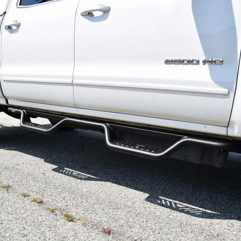 Westin 04-13 Chevrolet Silverado Outlaw Drop Nerf Step Bar - Textured Black - 20-11955