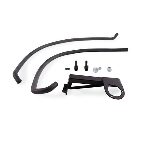 Mishimoto 2013+ Ford Focus ST Baffled Oil Catch Can Kit - Black - MMBCC-FOST-13PBE2