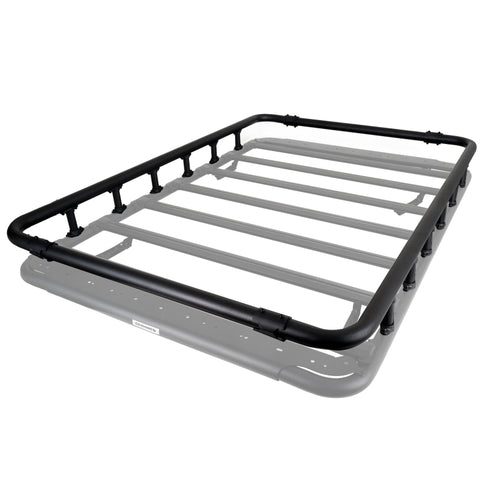 Go Rhino SRM500 Quad Rail Kit (For 75in. Long Rack) - Tex. Blk (Rails ONLY - Req. Platform) - 5935073T