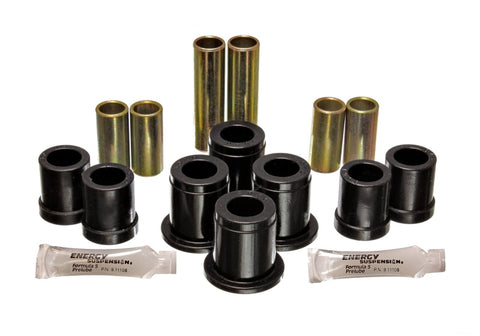 Energy Suspension 1980-86 Nissan 720 Truck 2WD/4WD Black Front Control Arm Bushing Set - 7.3101G