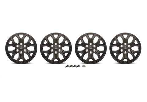 Ford Racing 2021+ F-150 18in Matte Black Wheel Kit - M-1007K-1875MB