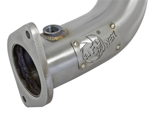 aFe Twisted Steel Down-Pipe Catted 13-16 Cadillac ATS L4-2.0L (t) - 48-34126-HC