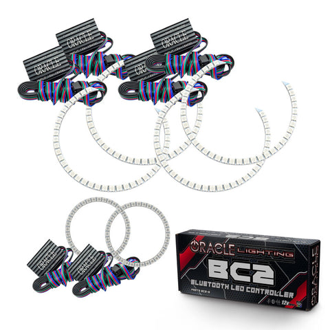 Oracle Jeep Grand Cherokee 11-13 Triple Halo Kit - ColorSHIFT w/ BC1 Controller - 2627-335