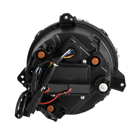 AlphaRex 18-23 Jeep Wrangler JL/Gladiator JT LED Proj Headlights Alpha-Blk w/ Activ Light/Seq Signal - 880867