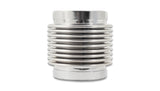 Vibrant SS Bellow Assembly w/ Solid Liner 2.25in Inlet/Outlet ID x 3in OAL Electro Polished - 69683