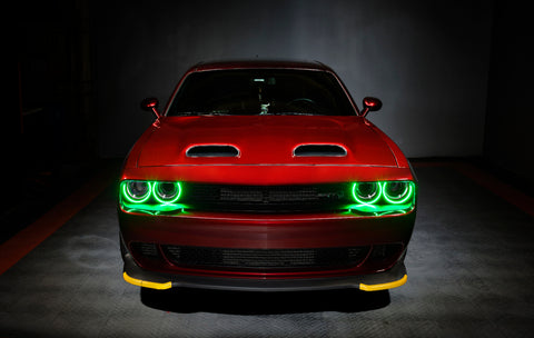 Oracle Dodge Challenger 15-21 LED Waterproof Halo Kit - ColorSHIFT w/ 2.0 Controller - 3990-333