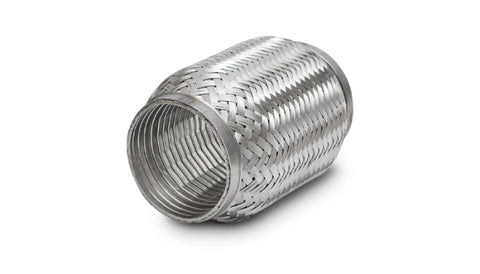 Vibrant SS Turbo Flex Coupling With Interlock Liner 2in Inlet/Outlet x 6in Long - 60606