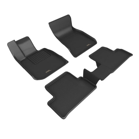 3D MAXpider 22-23 BMW i4 (G2 6) R1 R2 Floor Mat - Kagu Black - L1BM12901509