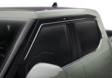 AVS 22-24 Rivian R1T Ventvisor Low Profile Deflectors 4pc - Smoke - 894108