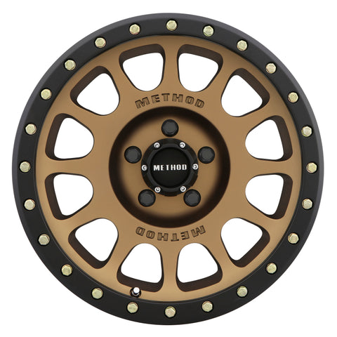 Method MR305 NV 18x9 +25mm Offset 5x150 116.5mm CB Method Bronze/Black Street Loc Wheel - MR30589058925