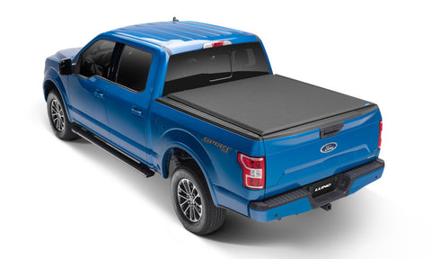 Lund 99-13 Ford F-250 Super Duty (6.8ft. Bed) Genesis Elite Roll Up Tonneau Cover - Black - 96850