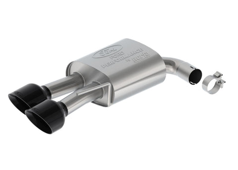 Ford Racing 2024 Mustang 5.0L Sport Non-Active Cat-Back Exhaust w/Valance - Black Tip - M-5200-M5SBV