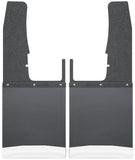 Husky Liners 09-16 Dodge Ram 1500/2500/3500 12in W Black Top SS Weight Kick Back Front Mud Flaps - 17102