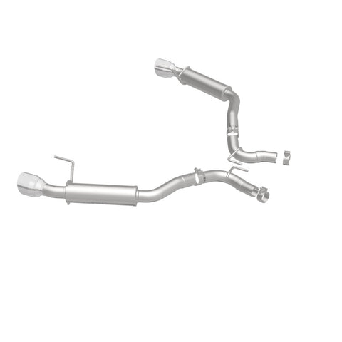 MagnaFlow Axle Back, SS, 2.5in, Competition, Dual Split Polish 4.5in Tip 2015 Ford Mustang Ecoboost - 19179