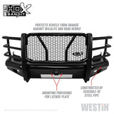 Westin 11-14 Chevrolet Silverado 2500/3500 HDX Bandit Front Bumper - Blk - 58-31145