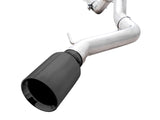 AWE Tuning 2021+ Ford Bronco 0FG Single Rear Exit Exhaust w/Diamond Black Tip & Bash Guard - 3015-23789