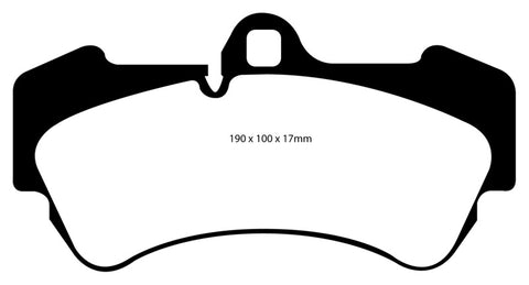 EBC 04-06 Porsche Cayenne 3.2L Bluestuff Front Brake Pads - DP51521NDX