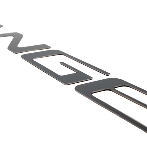 Putco 19-20 Ford Ranger - Black Platinum Tailgate Letters RANGER - 55554BPFD