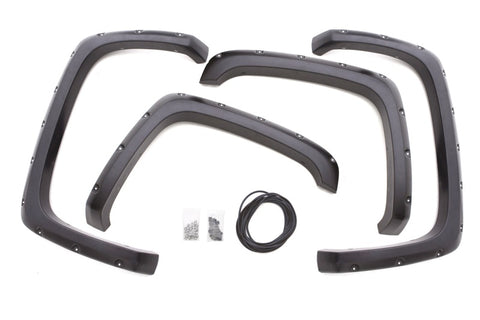 Lund 99-07 Chevy Silverado 1500 RX-Rivet Style Textured Elite Series Fender Flares - Black (4 Pc.) - RX103T