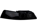 Raxiom 99-04 Ford Mustang Dual LED Halo Projector Headlights- Black Housing (Smoked Lens) - 49113
