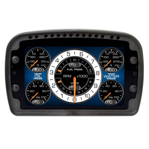 Autometer Racing Instrument Display Color LCD Including Shift and Alarm Lights Datalogging CD7 - 6021