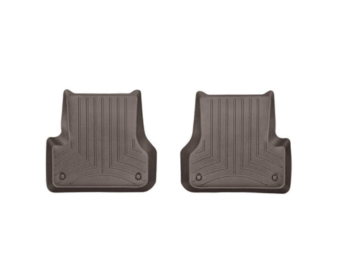 WeatherTech 2012+ Audi A6 Rear FloorLiner - Cocoa - 473742