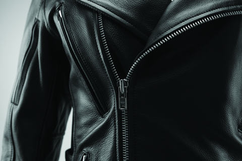 River Road Ironclad Classic Leather Jacket Black Womens - Small - 094376