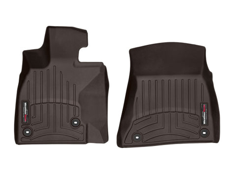 WeatherTech 2018+ Lexus LS (AWD Only) Front FloorLiner - Cocoa - 4713951