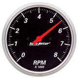 AutoMeter Gauge Kit 5 Pc. 3-3/8in. & 2-1/16in. Elec. Speedometer Designer Black - 1440