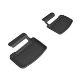 3D MAXpider 20-23 Porsche Taycan (9J1) Kagu Rear Floor Mat - Black - L1PO02721509