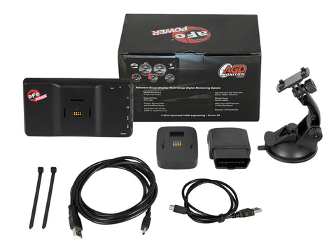 aFe AGD Advanced Gauge Display Digital 5.5in Monitor 08-18 Dodge/RAM/Ford/GM Diesel Trucks - 77-91001