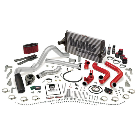 Banks Power 95.5-97 Ford 7.3L Man PowerPack System - SS Single Exhaust w/ Black Tip - 48562-B