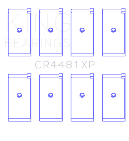 King Engine Bearings Mitsubishi 4G63/4G64 6 Bolt 1st Gen DSM Performance Rod Bearing Set - Size STD - CR4481XP