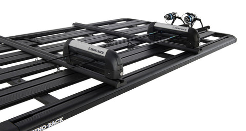 Rhino-Rack Pioneer Accessory Bar (C-Channel) - 54in - 2 pcs - Black - 43138B