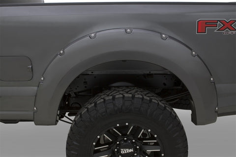 Bushwacker 17-18 Ford F-250 Super Duty Pocket Style Flares 4pc - Oxford White - 20942-12