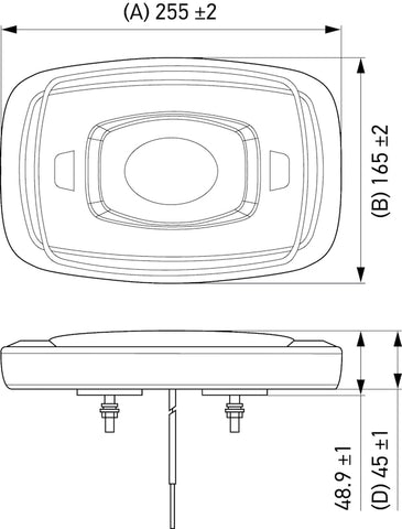 Hella L/Bar Mini 10In Led (Mv Mag Amber) - 014566121