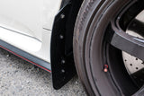 Rally Armor 17-22 Honda Civic Type R White UR Mud Flap w/Black Logo - MF47-UR-WH/BLK