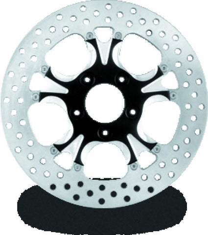 Performance Machine Disc/Carr 11.8 Gatlin Rear - Contrast Cut Platinum - 0133-1802GATS-BMP
