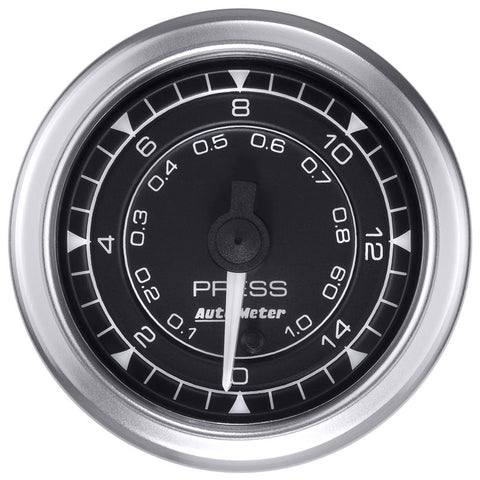Autometer Chrono 2-1/16in 15PSI Pressure Gauge - 8162