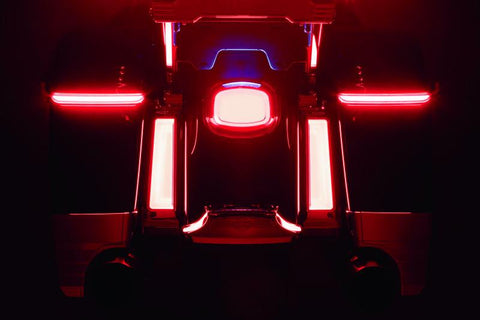 Kuryakyn Tracer LED Taillight Red Lens With License Light - 2910
