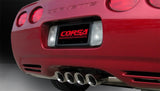 Corsa 1997-2004 Chevrolet Corvette C5 Z06 5.7L V8 Polished Sport Axle-Back Exhaust - 14139