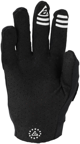 Answer Aerlite Gloves Black/White Youth - Large - 442809
