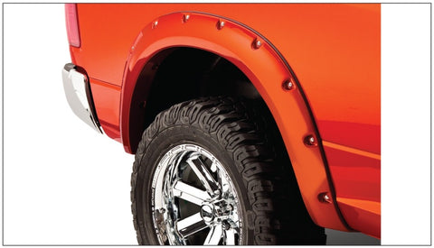 Bushwacker 09-18 Dodge Ram 1500 Fleetside Pocket Style Flares 4pc 67.4/76.3/96.3in Bed - Black - 50915-02