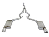 aFe MACHForce XP Exhausts Cat-Back SS-304 EXH w/ Polished Tips 15-16 Ford Mustang EcoBoost 2.3L (t) - 49-33084-P