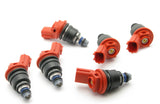 DeatschWerks 96-99 Nissan I30 VQ30 / Maxima VQ30de / 300zx 270cc Side Feed Injectors - 01J-00-0270-6