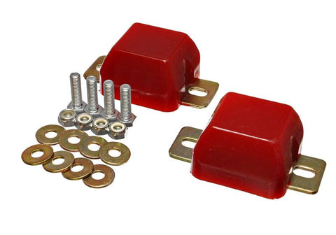 Energy Suspension 00-04 Ford Excursion / 99-04 F-250 Super Duty 4WD Red Front Axle Bump Stop Set - 4.9103R