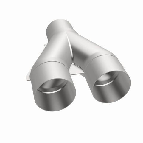 MagnaFlow Universal Trans Y-Pipe All SS 4inch (Dual) 3.5inch (Single) x 13inch (Overall) - 10800