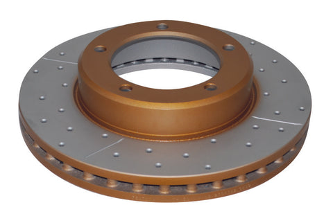 DBA 98-05 Lexus LX470 / 98+ Toyota LandRunner 100 Series Front Drilled & Slotted Street Series Rotor - 788X
