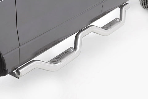 Lund 15-18 Ford F-150 SuperCrew Latitude Nerf Bars - Black - 26610024
