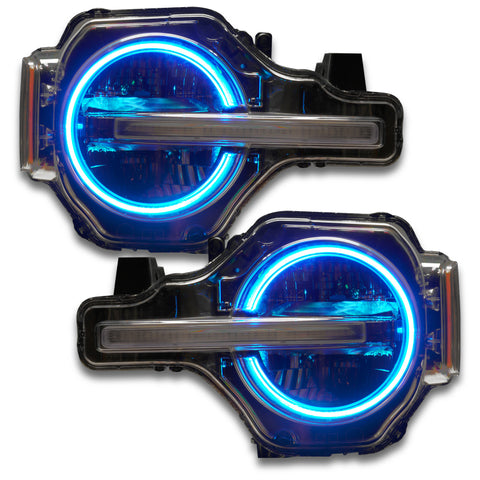 Oracle 2021 Ford Bronco DRL Upgrade w/ Halo Kit - ColorSHIFT w/ BC1 Controller - 1468-335